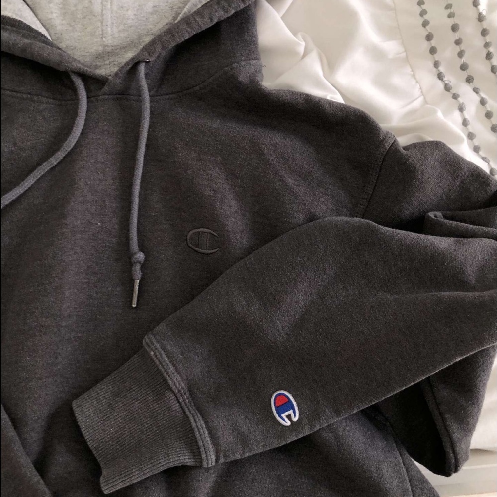 grey champion hoodie